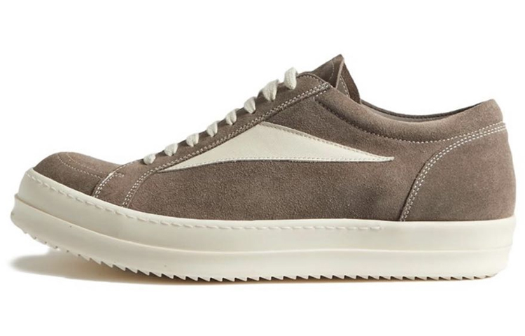 【代購】RICK OWENS Patch-detail Suede Sneakers