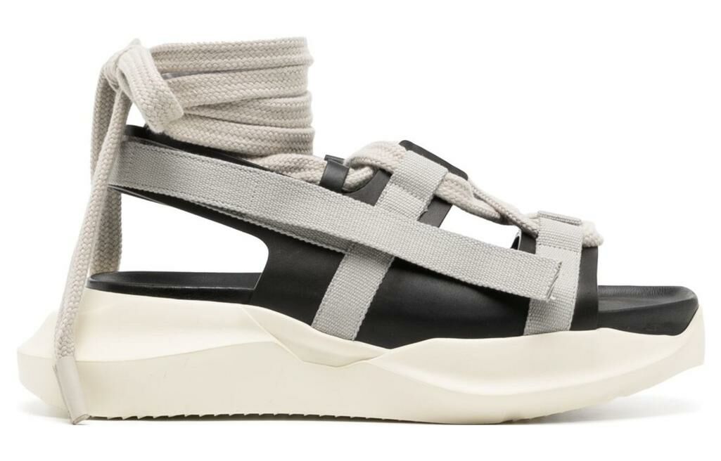 【代購】RICK OWENS/RO Beach Sandals Men's Black