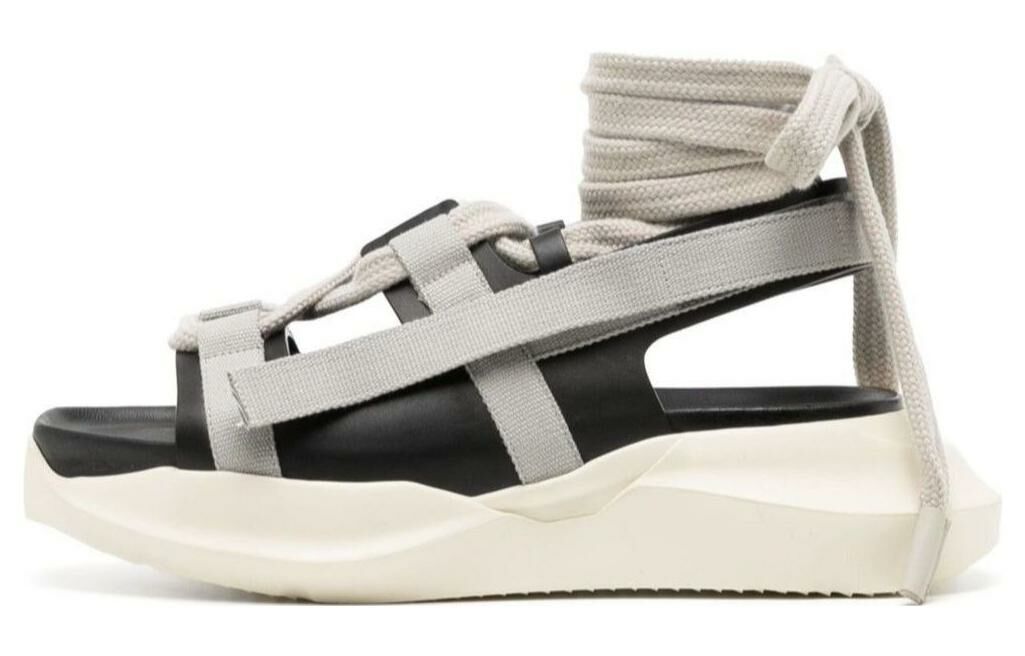 【代購】RICK OWENS/RO Beach Sandals Men's Black