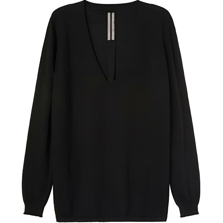 【代購】RICK OWENS Cashmere Sweaters Men Black