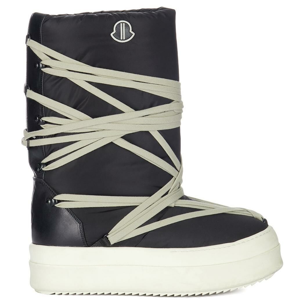 【代購】Moncler x RICK OWENS/RO Short Snow Boots Men's Black