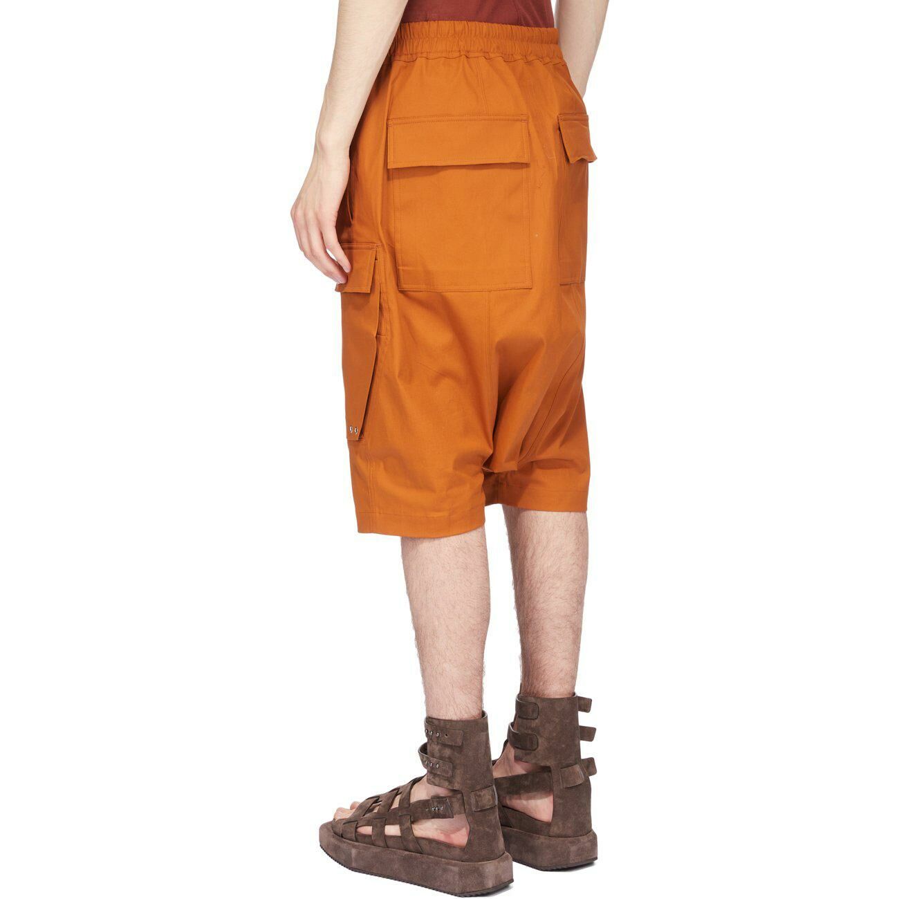 【代購】RICK OWENS Drawstring Drop-crotch Shorts