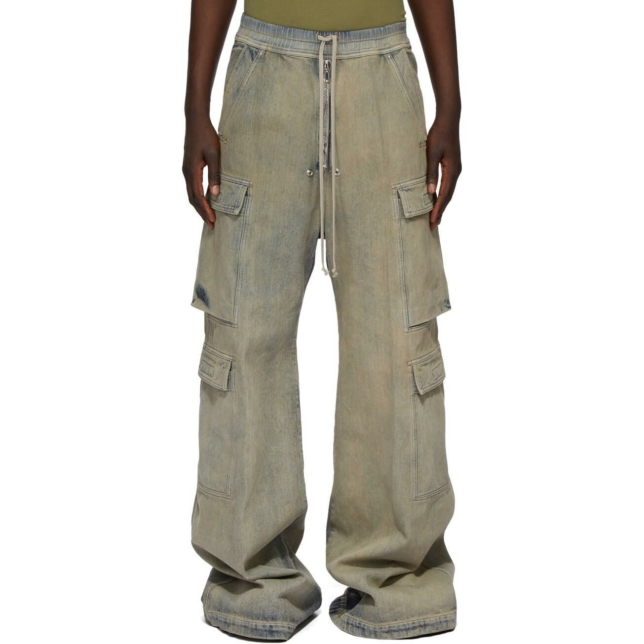 【代購】RICK OWENS Double Cargo Jumbo Trousers
