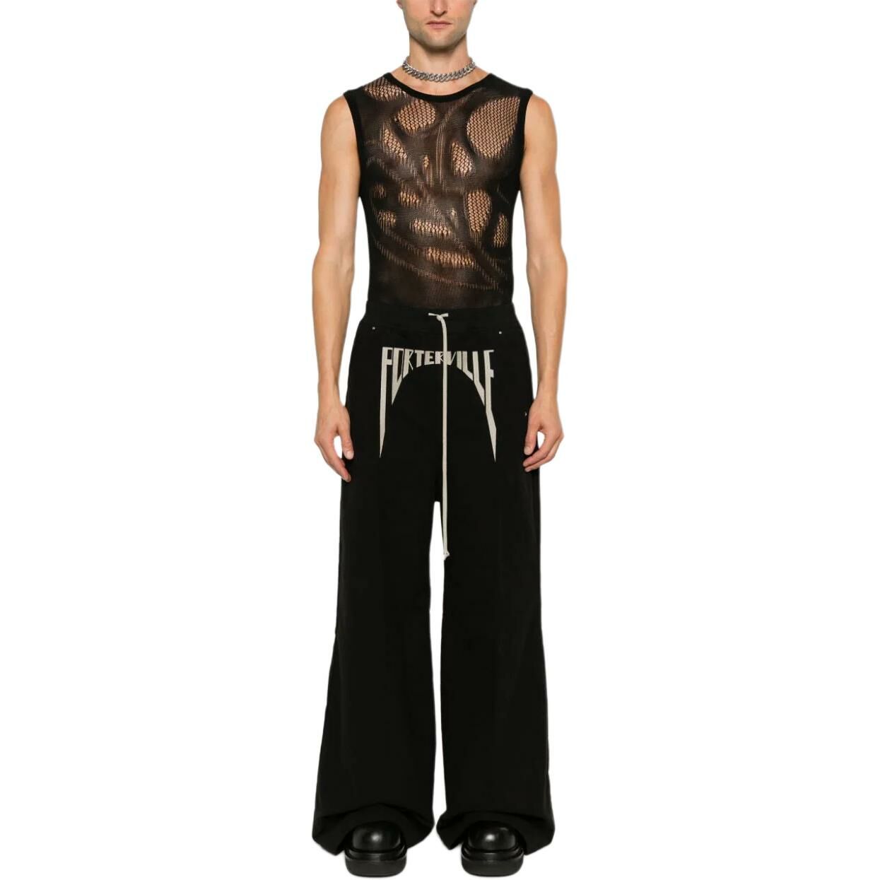 【代購】RICK OWENS Porterville Wide Leg Drawstring Pants