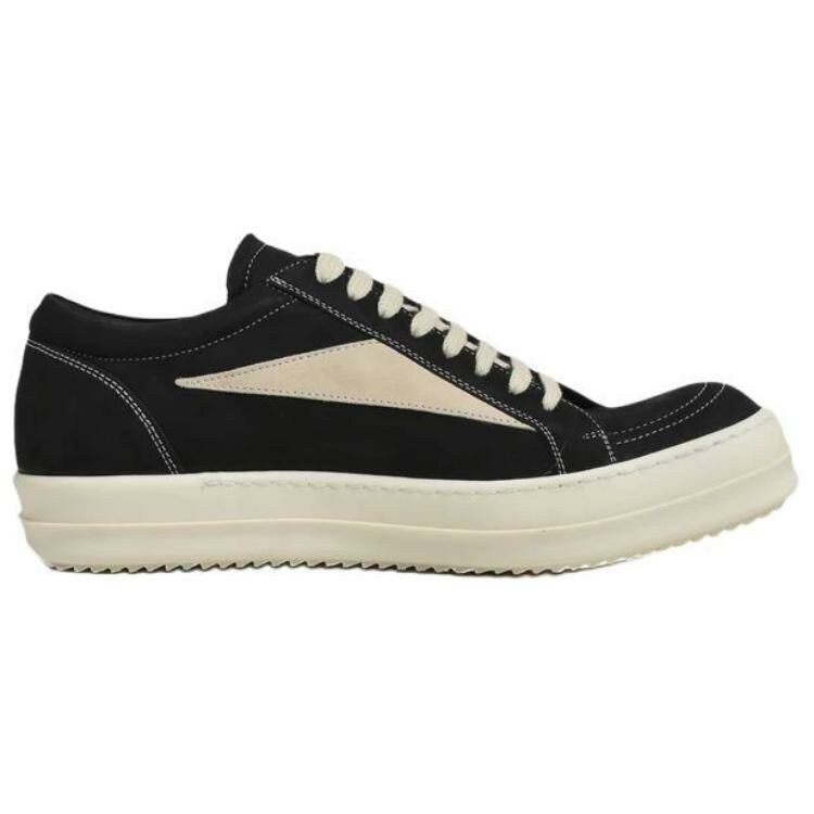 【代購】RICK OWENS/RO Low-Top Skateboard Shoes Men's Black White