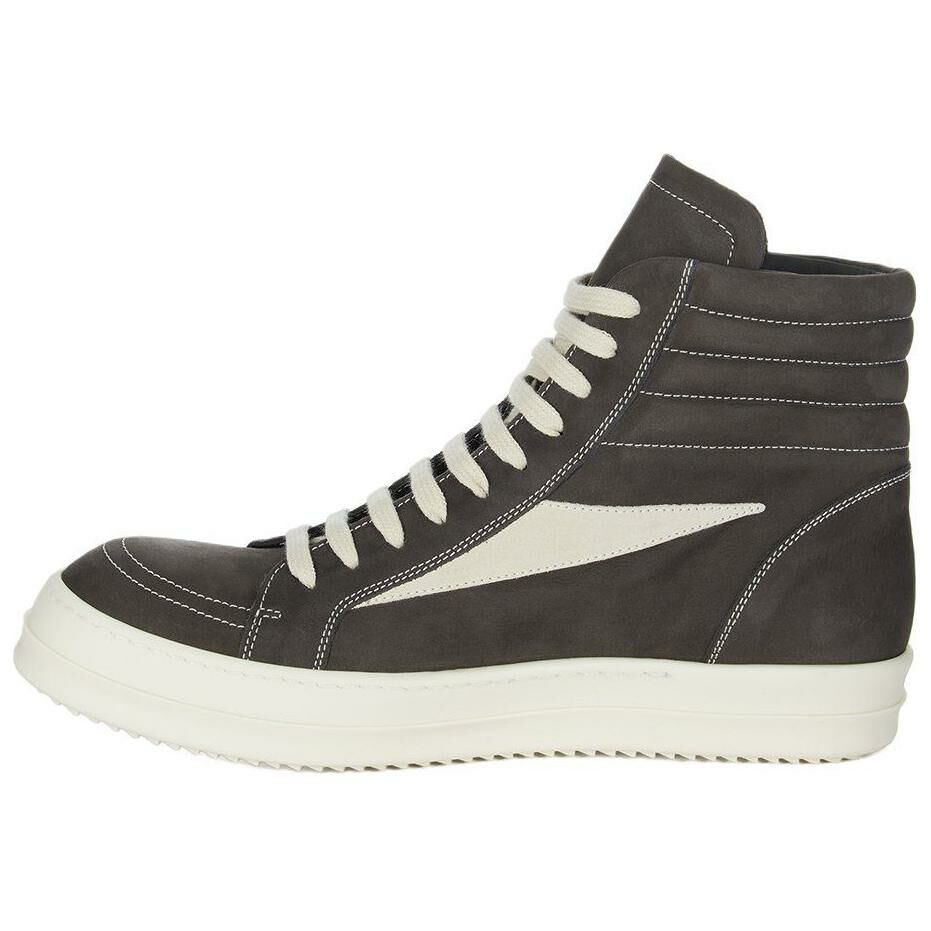 【代購】RICK OWENS/RO High-Top Skateboard Shoes Men's Black