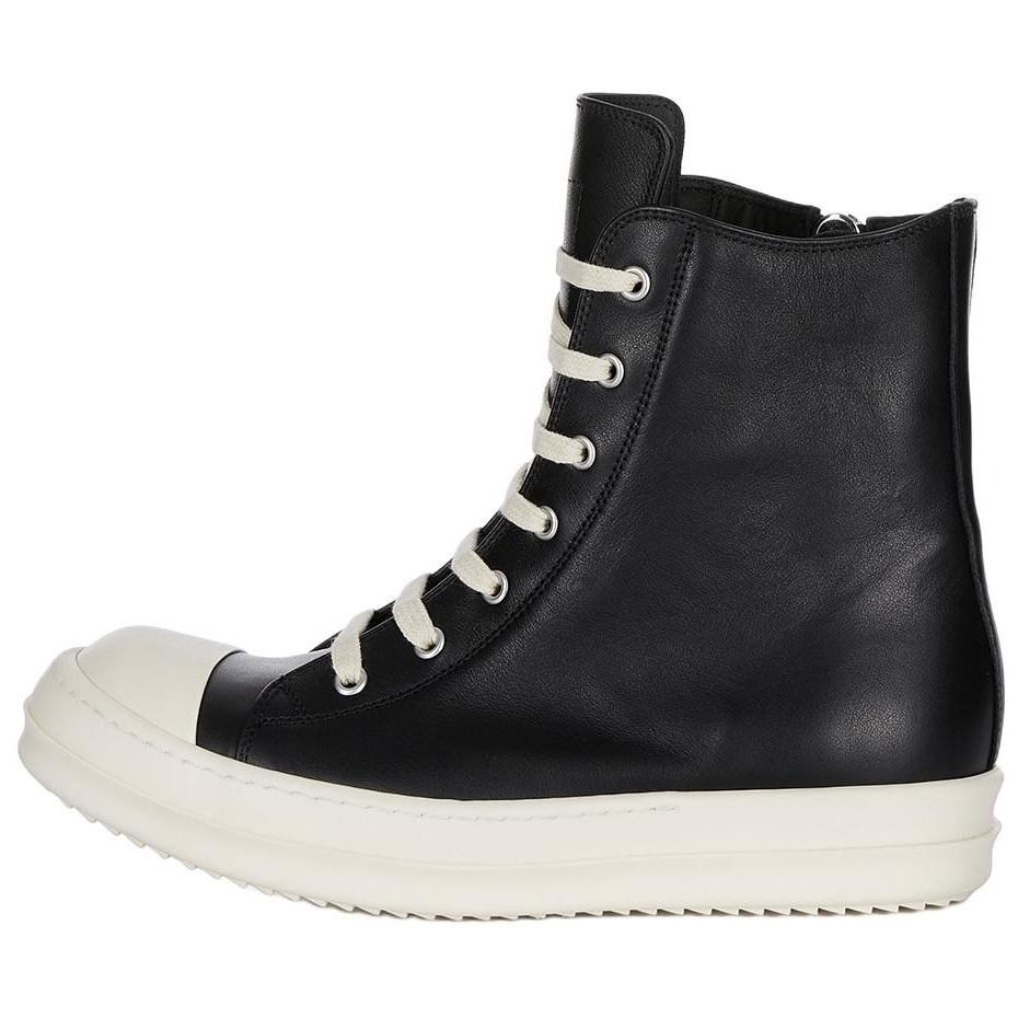 【代購】RICK OWENS/RO Hollywood High-Top Skateboard Shoes Men's Black