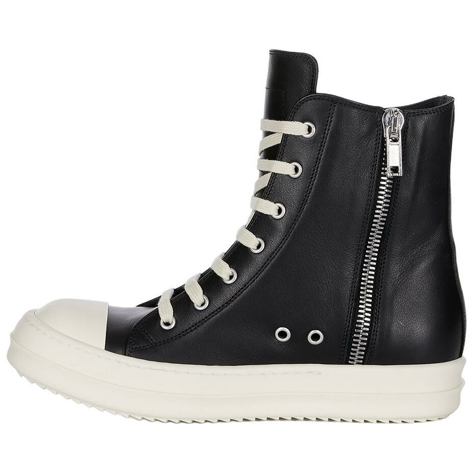 【代購】RICK OWENS/RO Hollywood High-Top Skateboard Shoes Men's Black