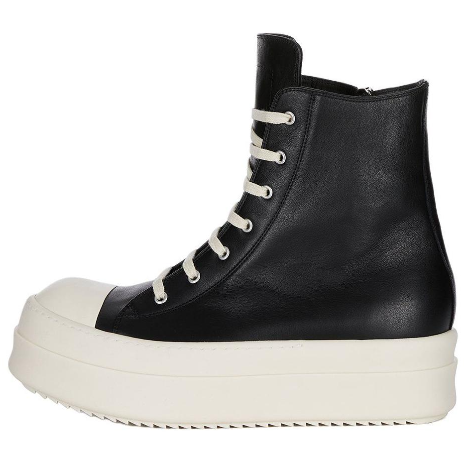 【代購】RICK OWENS/RO High Top Skateboard Shoes Men's Black White