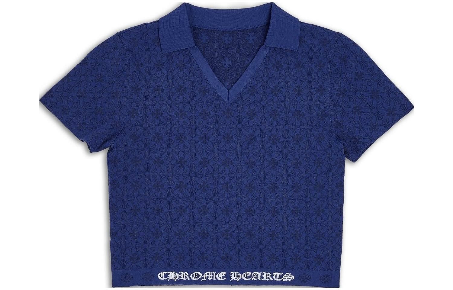 【代購】Chrome Hearts SS23 Polo Shirt Unisex Blue