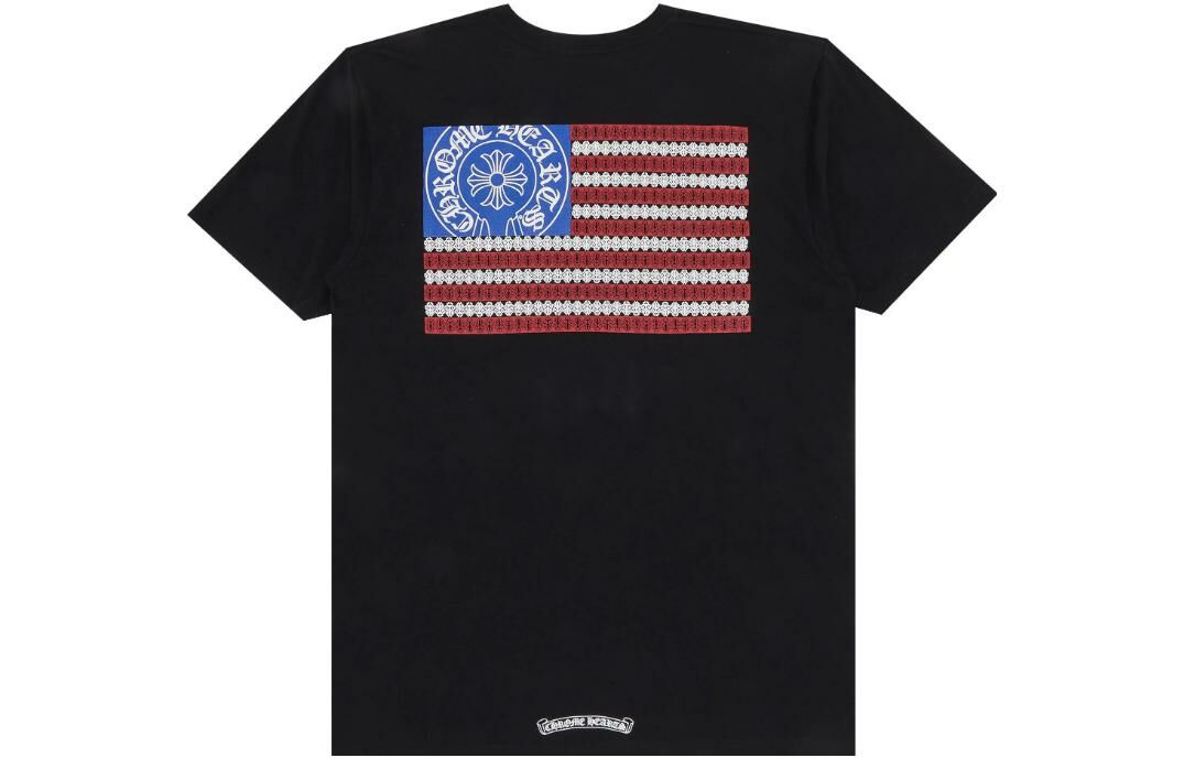 【代購】Chrome Hearts American Flag Dagger T shirt