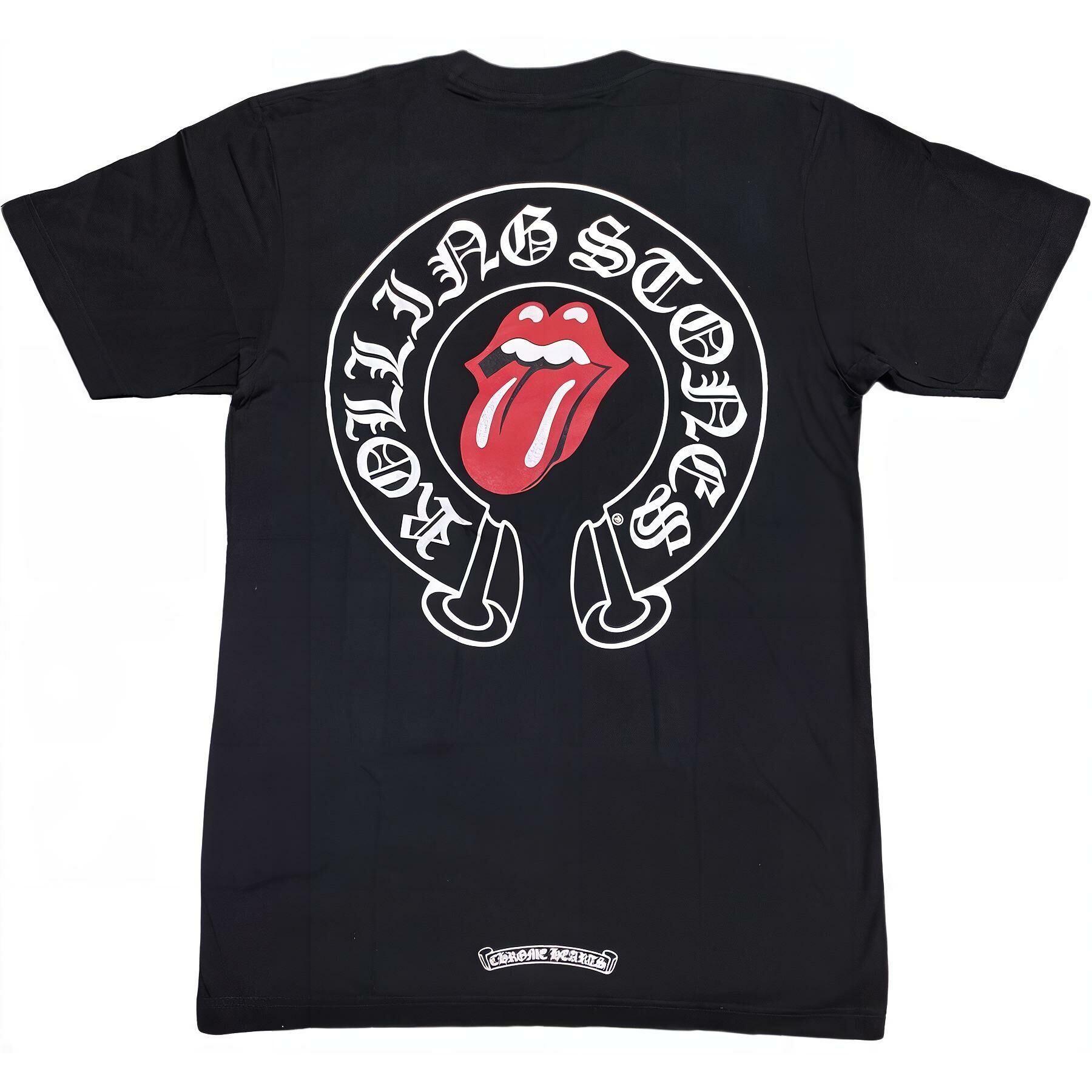 【代購】Chrome Hearts Unisex Rolling Stones T-Shirt Black