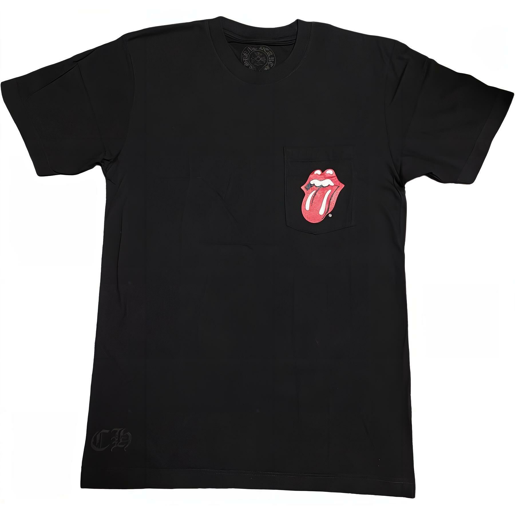 【代購】Chrome Hearts Unisex Rolling Stones T-Shirt Black