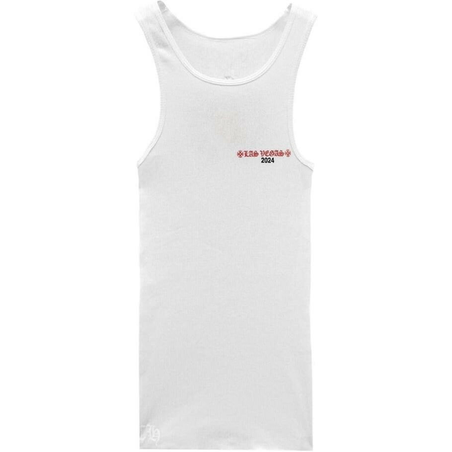 【代購】Chrome Hearts x GUNSHI SS24 Tank Tops Unisex White