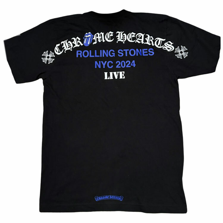 【代購】Chrome Hearts Rolling Stone SS24 T-Shirt Unisex Black