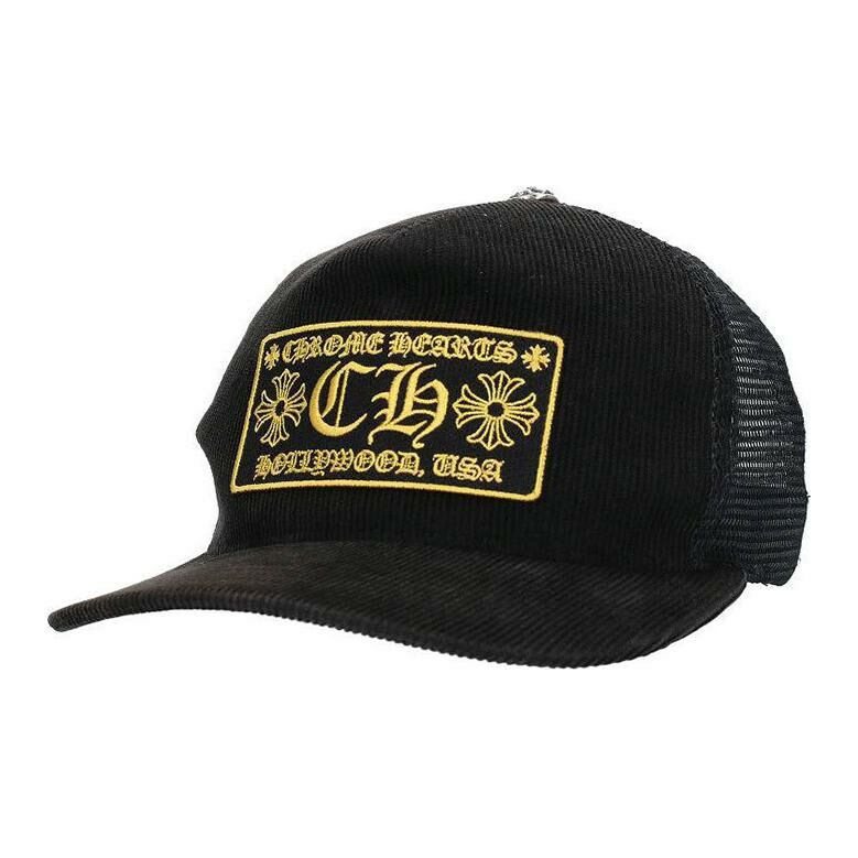 【代購】Chrome Hearts Ch Hollywood Corduroy Trucker Hat