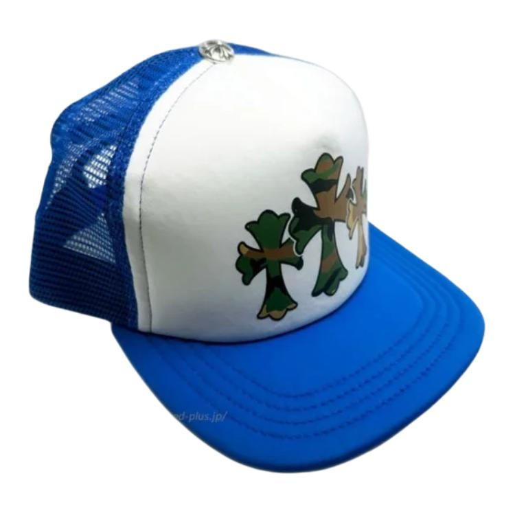 【代購】Chrome Hearts Chrome Plated Baseball Caps Men's Blue