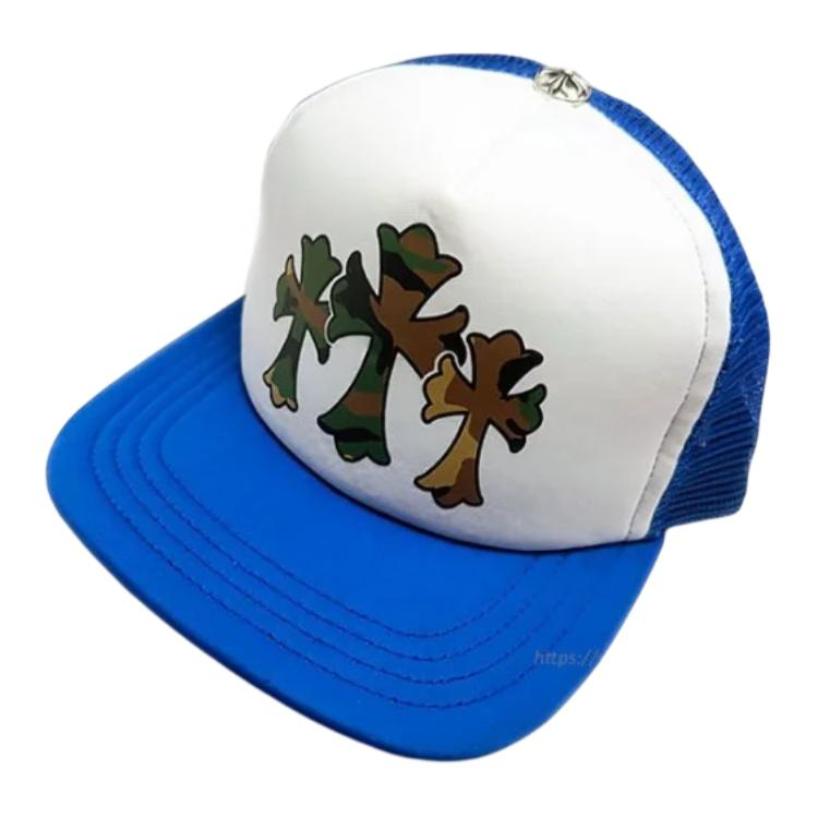 【代購】Chrome Hearts Chrome Plated Baseball Caps Men's Blue