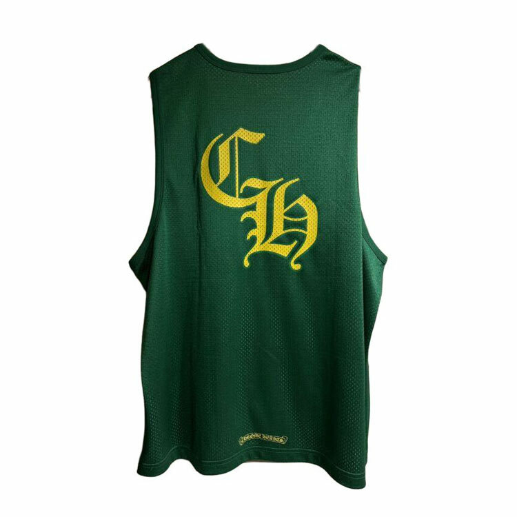 【代購】Chrome Hearts FW24 Tank Tops Unisex Green