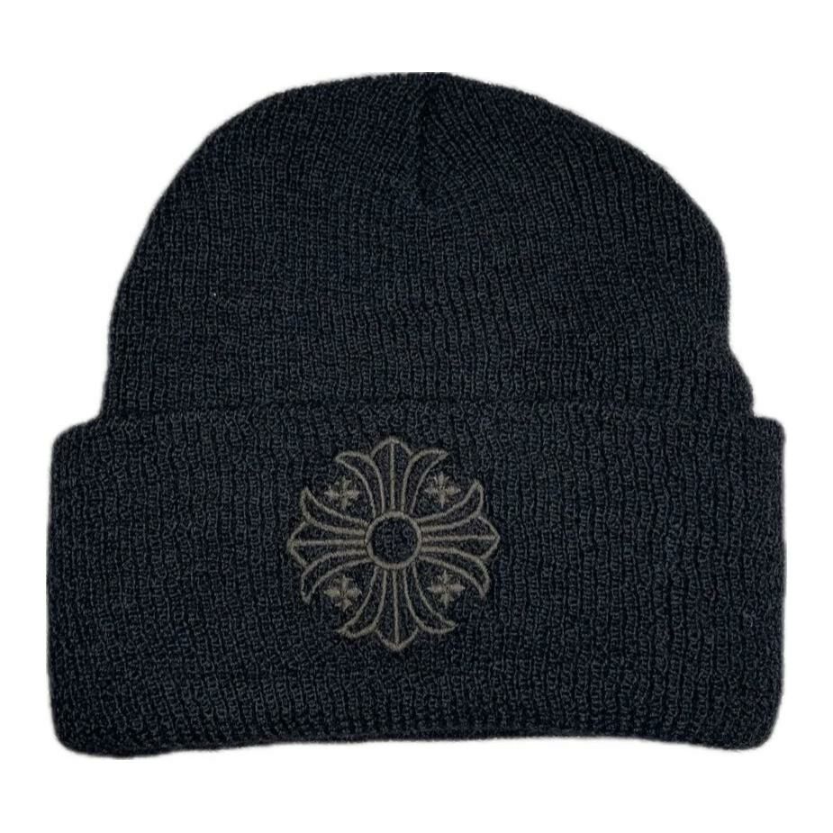 【代購】Chrome Hearts Wool Blend Beanies Unisex Black