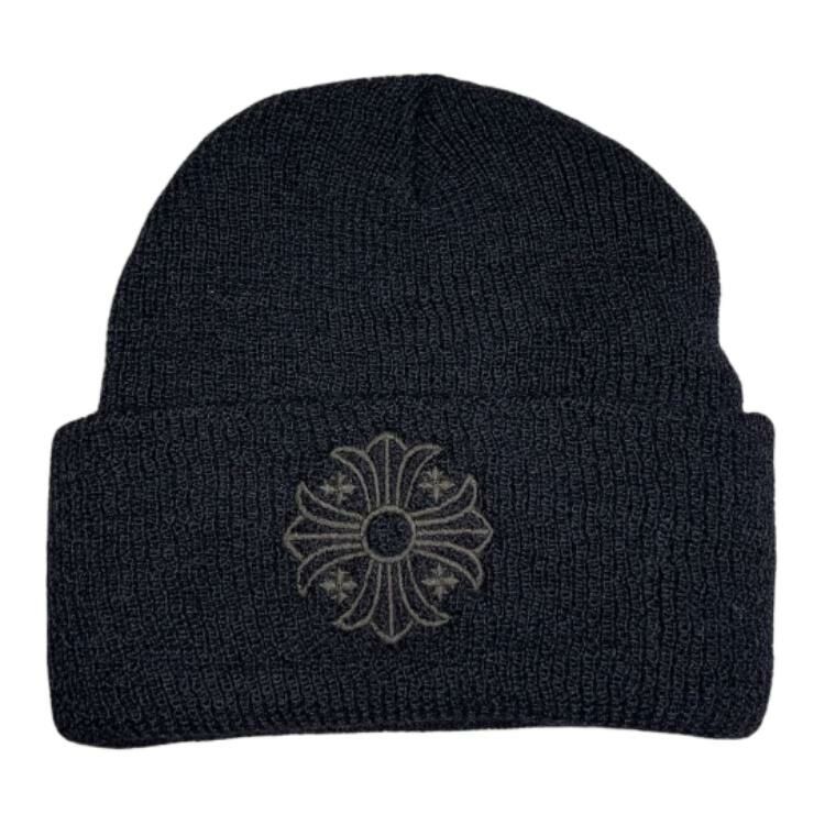【代購】Chrome Hearts Wool Blend Beanies Unisex Black