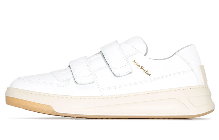 【代購】Acne Studios Logo-plaque Leather Sneakers