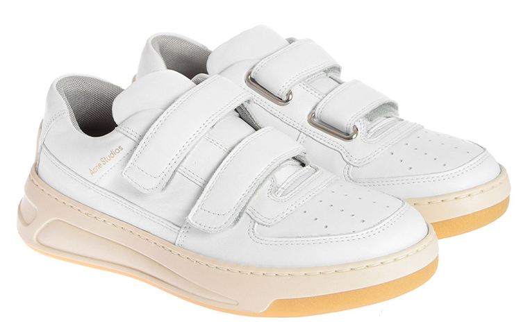 【代購】Acne Studios Logo-plaque Leather Sneakers