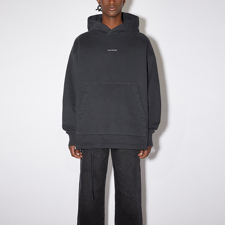 【代購】Acne Studios Logo Printed Long Sleeved Hoodie