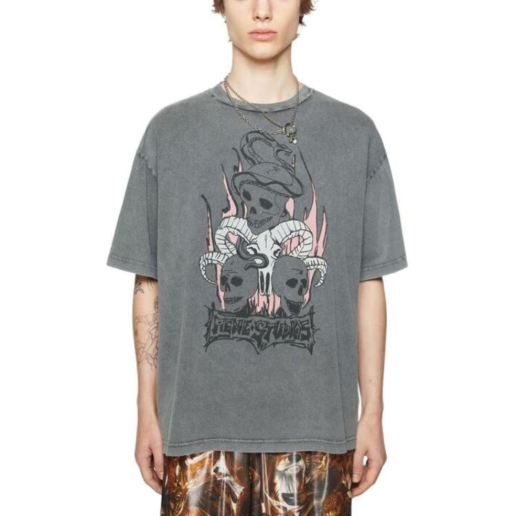 【代購】Acne Studios Crew Neck Graphic Regular Fit T Shirt