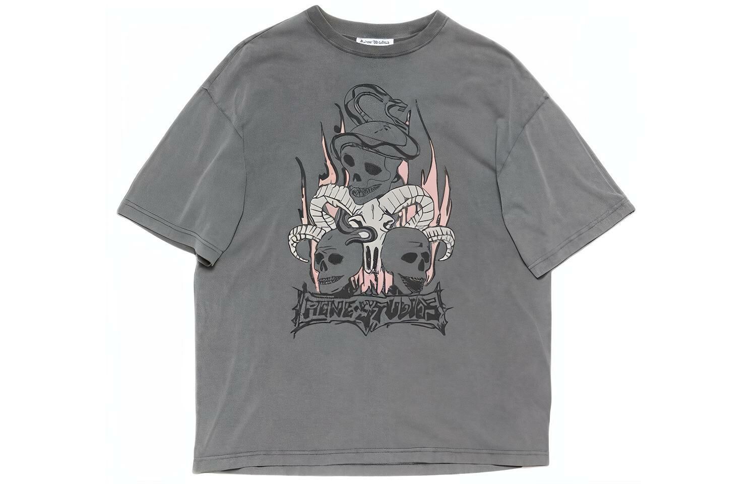 【代購】Acne Studios Crew Neck Graphic Regular Fit T Shirt