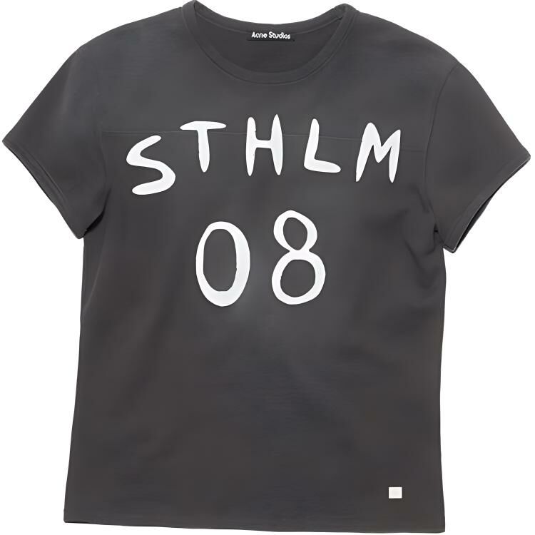 【代購】Acne Studios T-Shirts Unisex Charcoal Gray