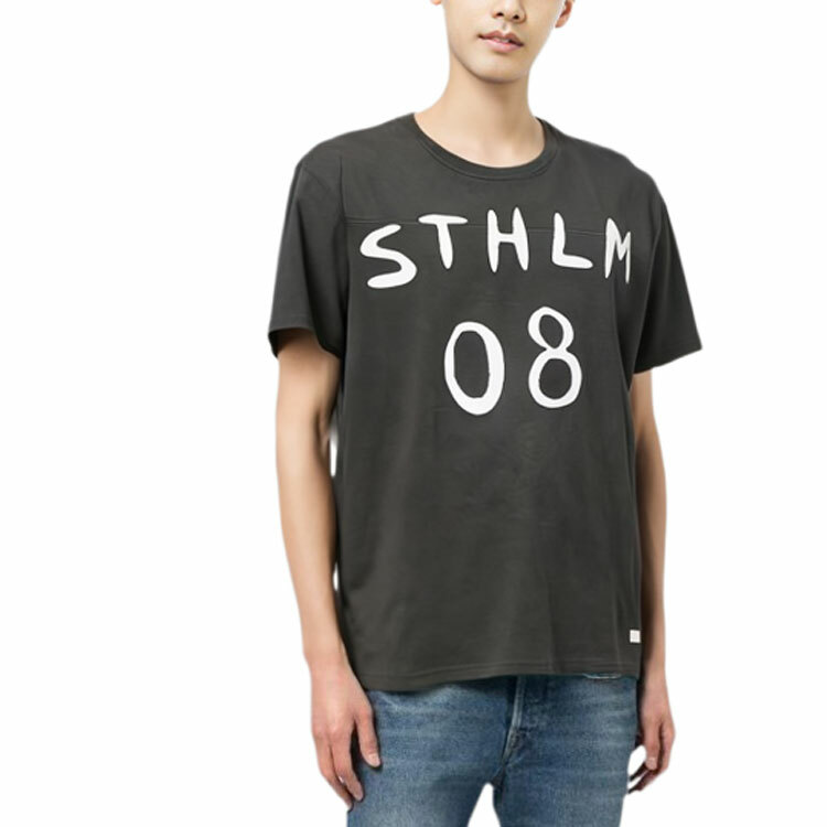 【代購】Acne Studios T-Shirts Unisex Charcoal Gray