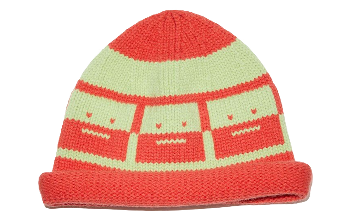 【代購】Acne Studios Face Logo Intarsia Beanie