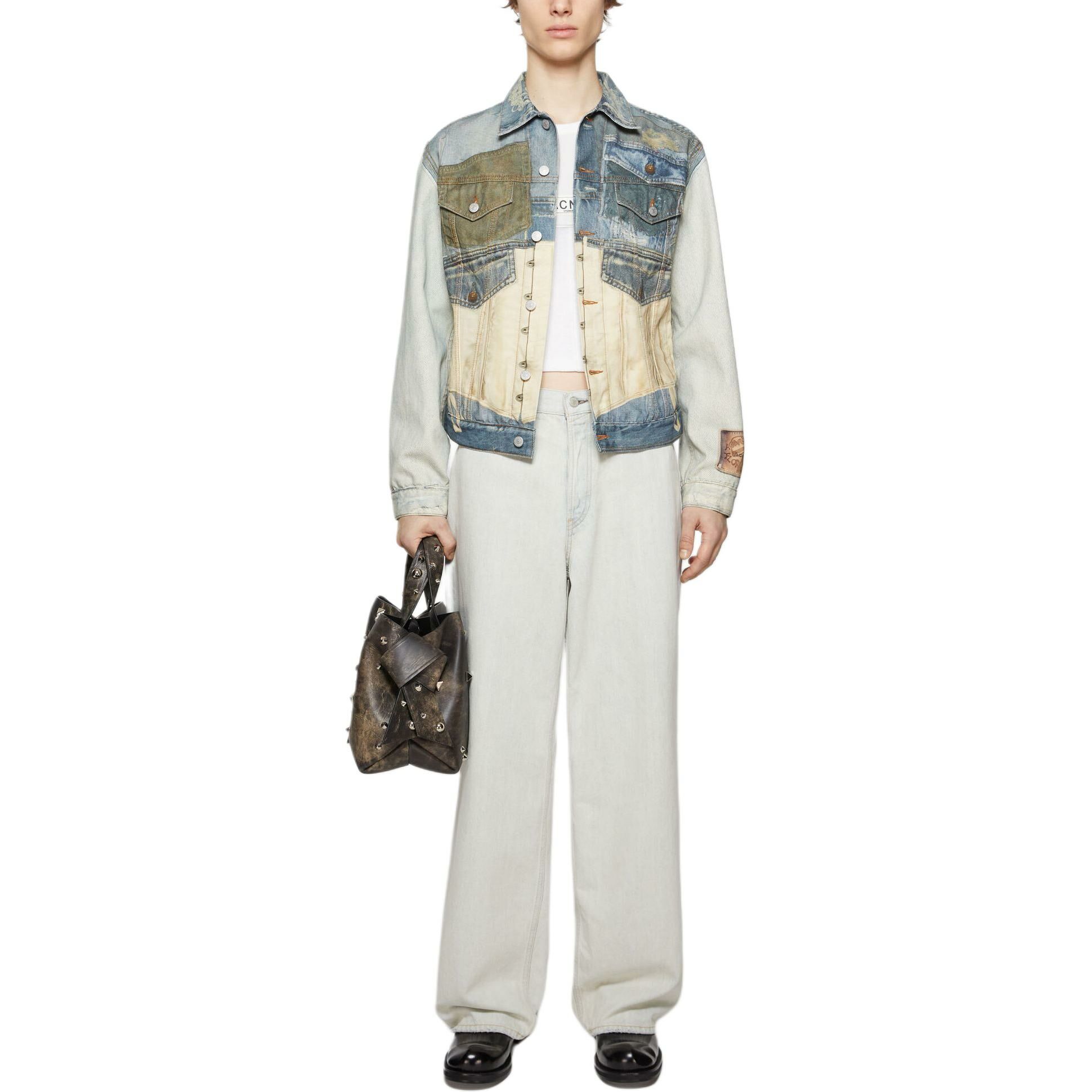 【代購】Acne Studios Trompe-l'œil Print Denim Jacket