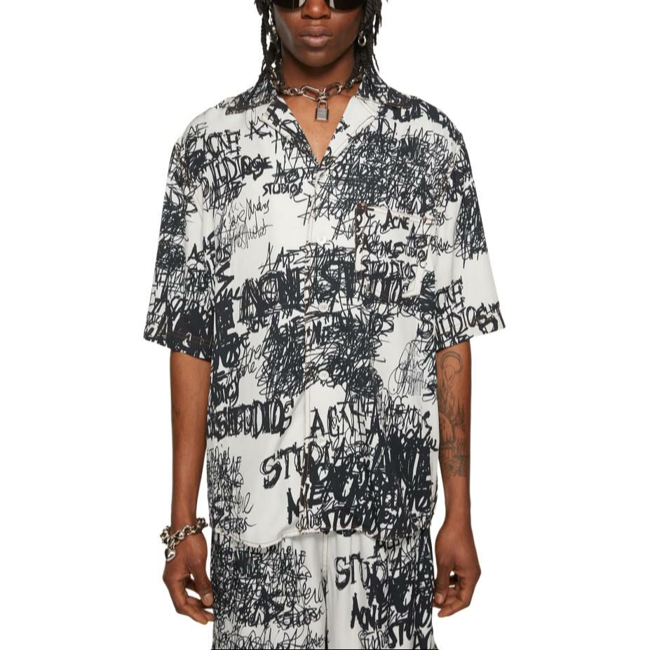 【代購】Acne Studios Printed Short Sleeve Shirt