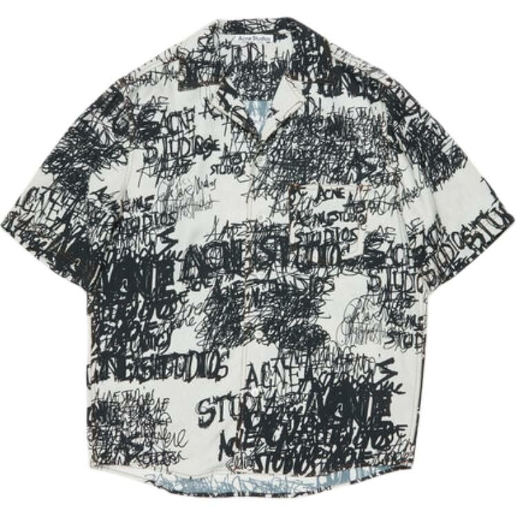 【代購】Acne Studios Printed Short Sleeve Shirt