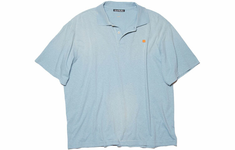 【代購】Acne Studios SS22 Polo Shirt Unisex Haze Blue