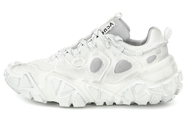 【代購】Acne Studios Bolzter W Tumbled Anti-Slip And Wear-Resistant Breathable Low-Top Casual Shoes Women's White