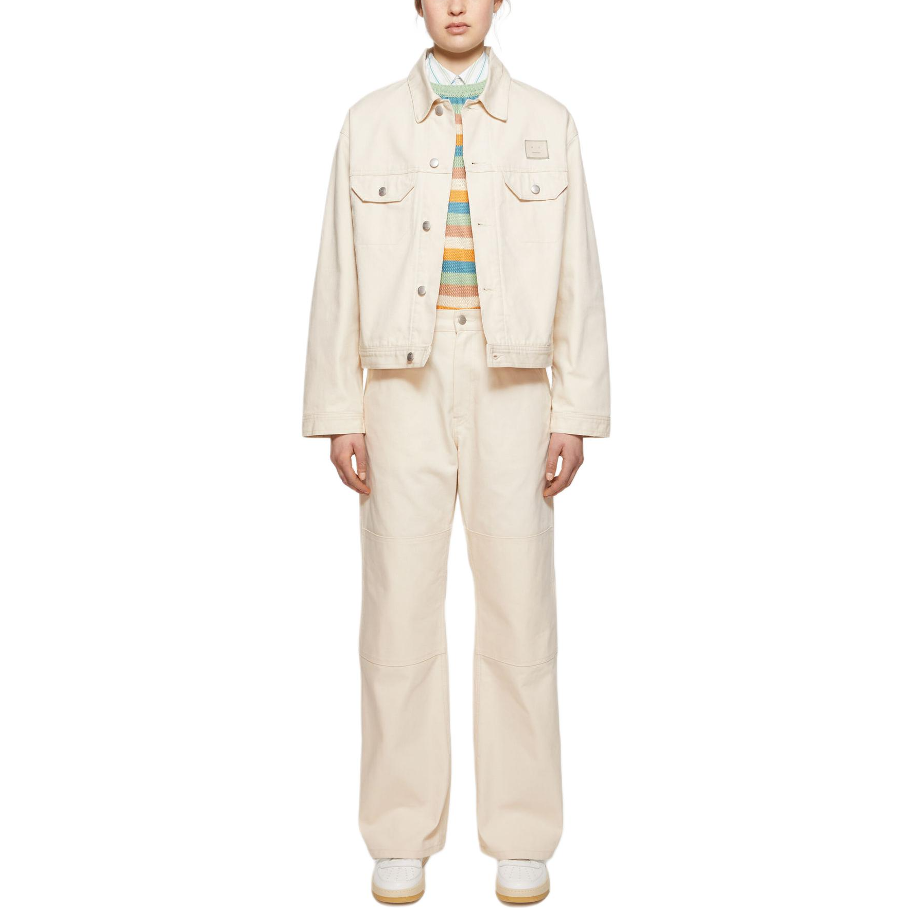 【代購】Acne Studios Logo Patch Straight Leg Trousers