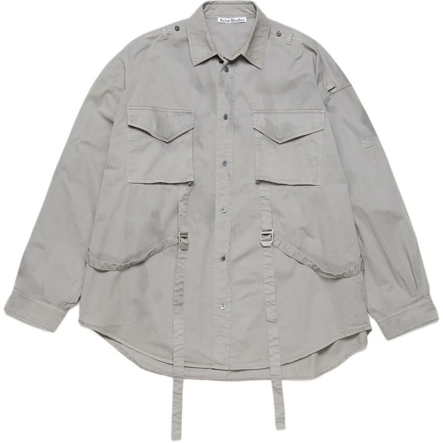 【代購】Acne Studios Buckle Detailed Collared Shirt