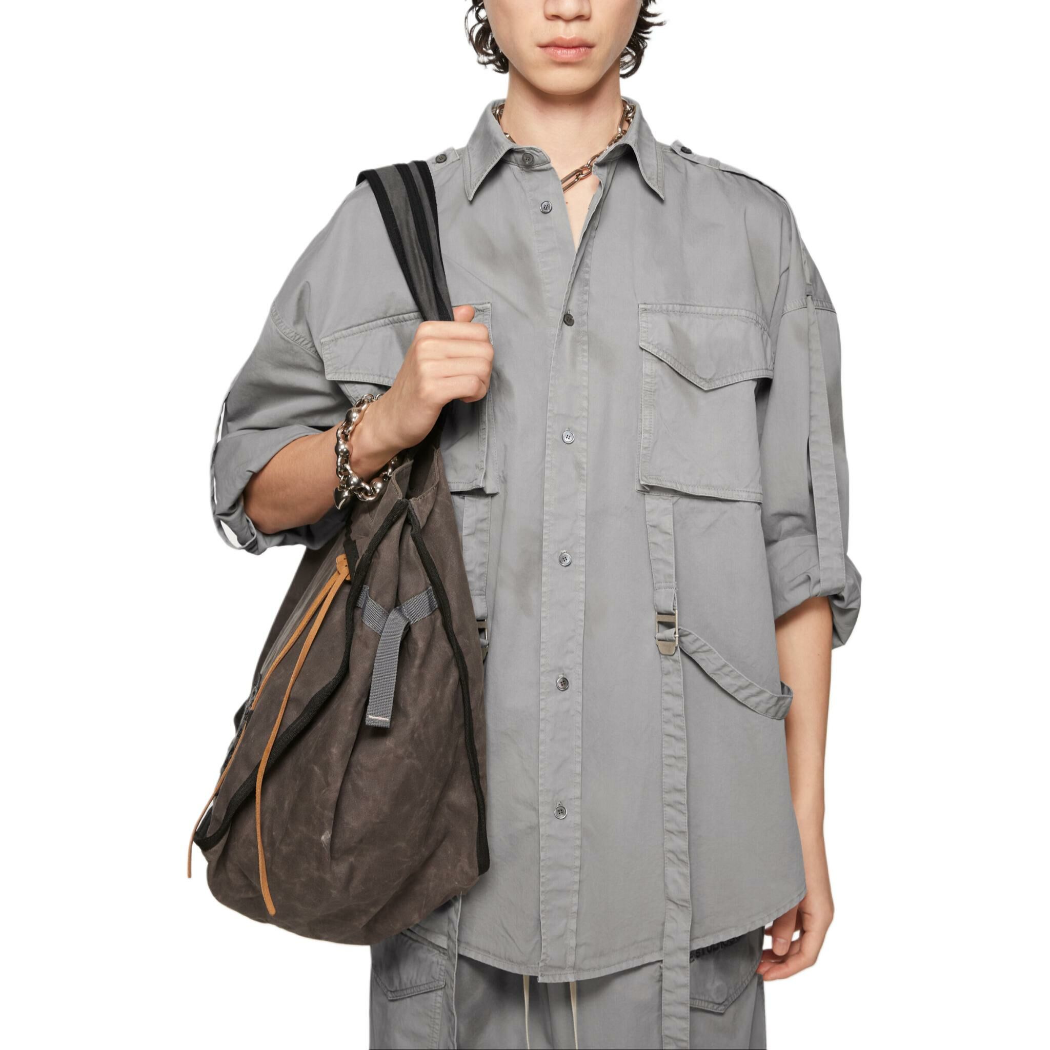 【代購】Acne Studios Buckle Detailed Collared Shirt