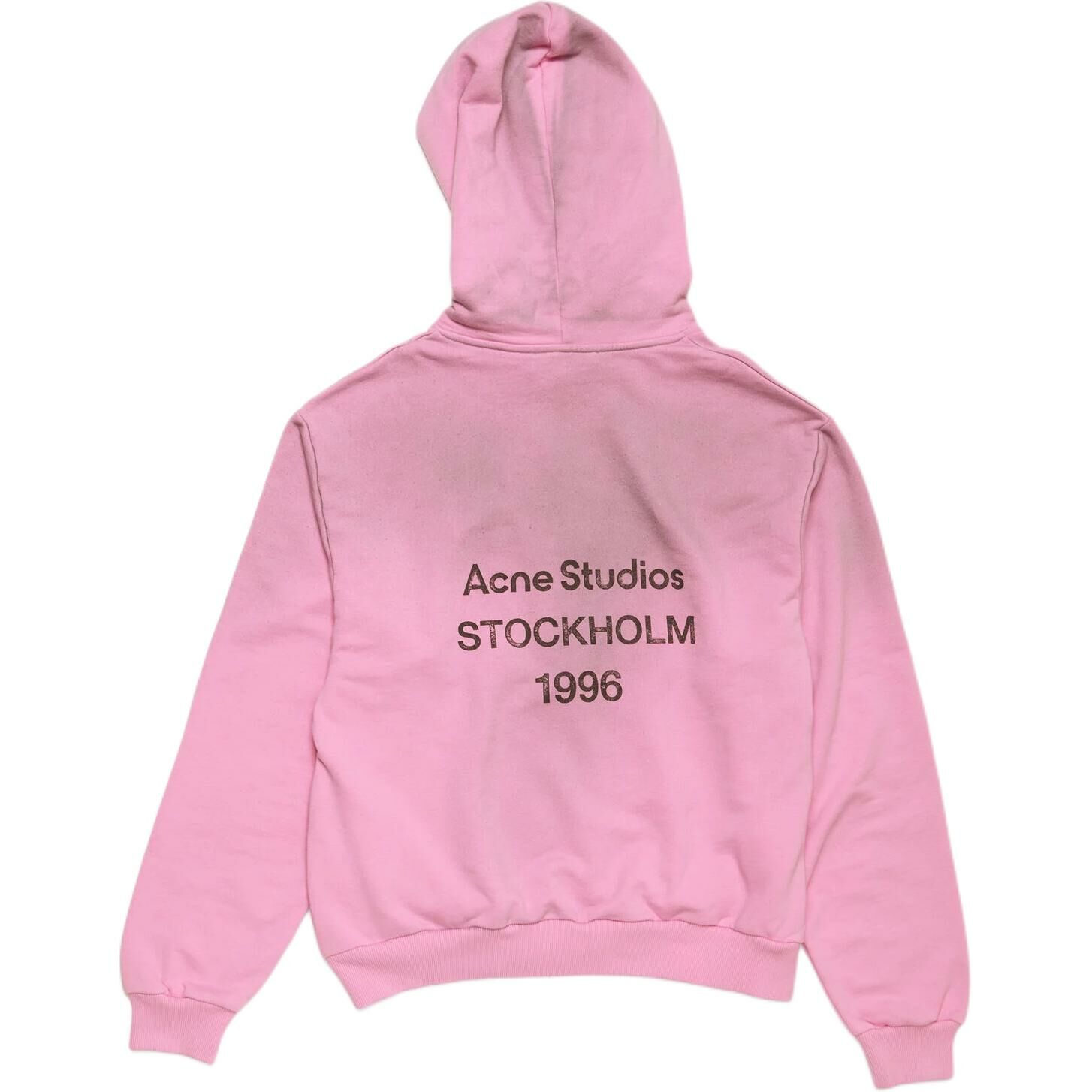 【代購】Acne Studios Logo print Distressed Hoodie