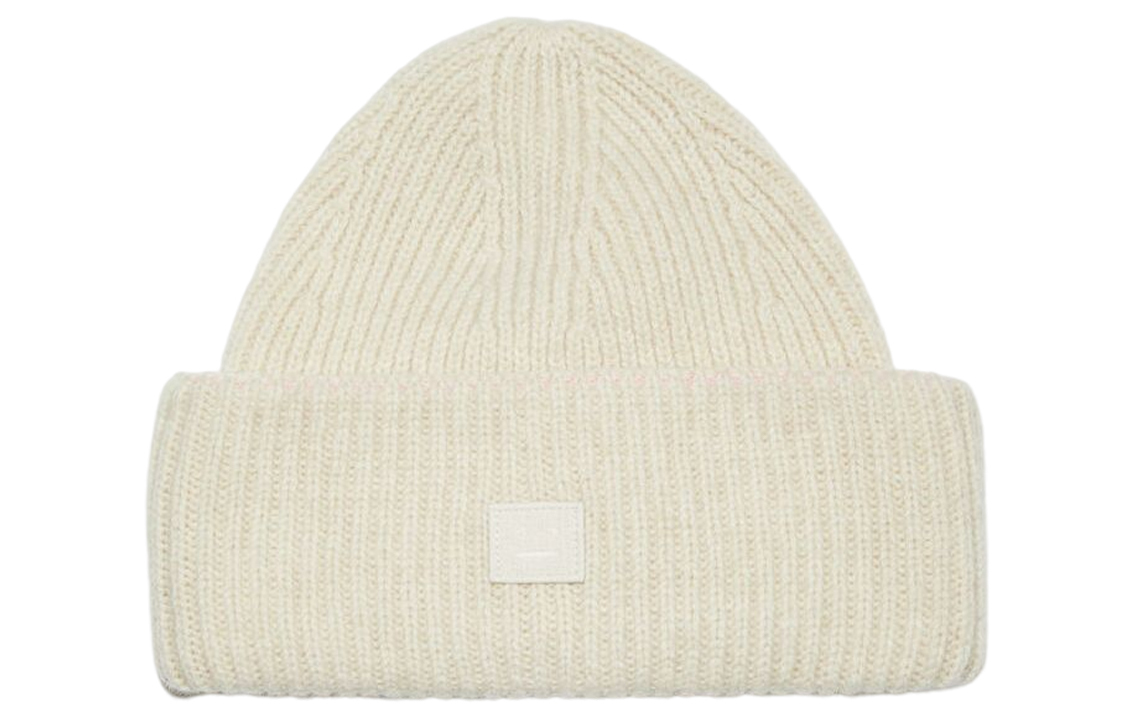 【代購】Acne Studios Logo Patch Ribbed Beanie