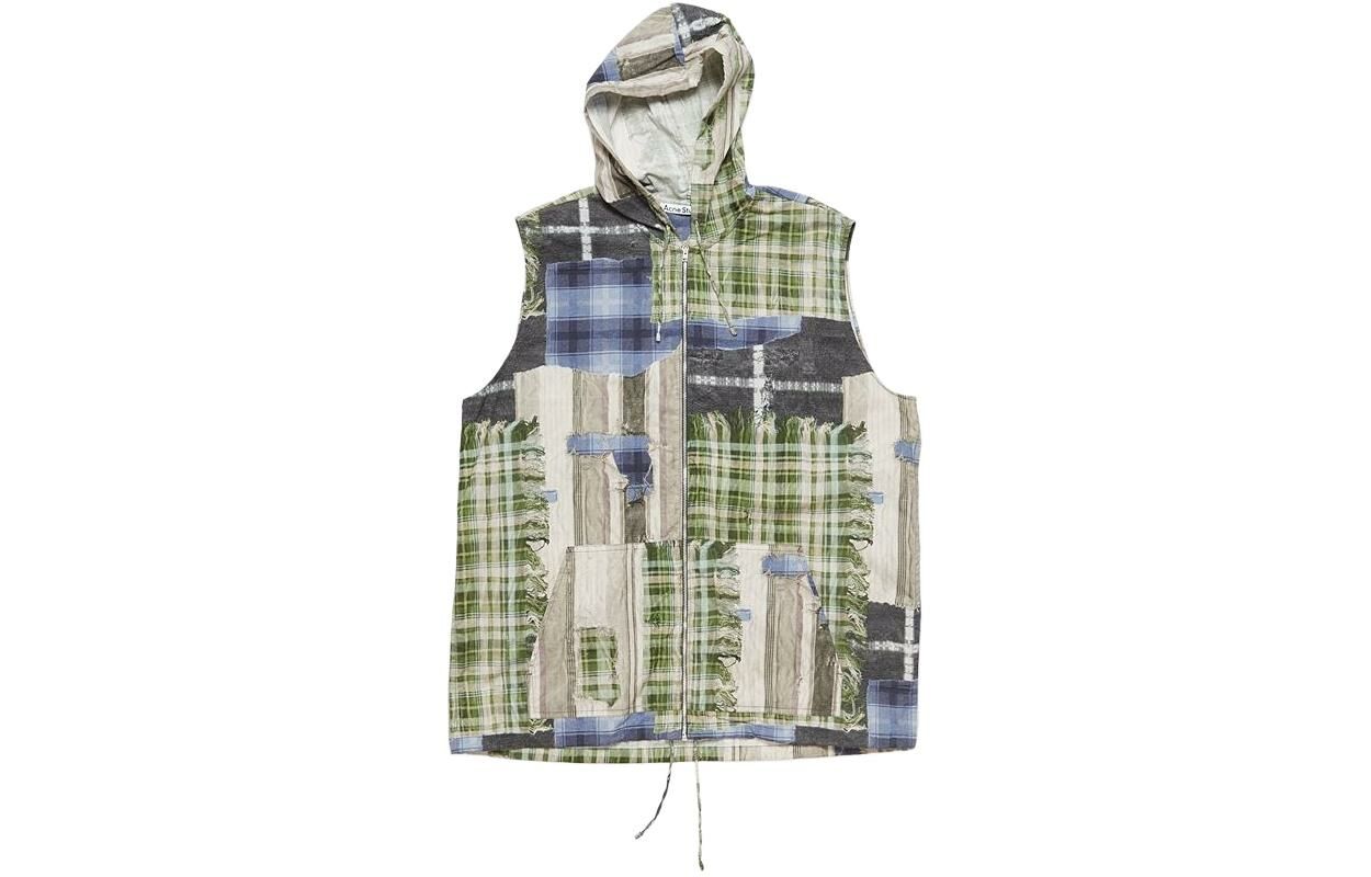 【代購】Acne Studios Graphic-print Hooded Gilet
