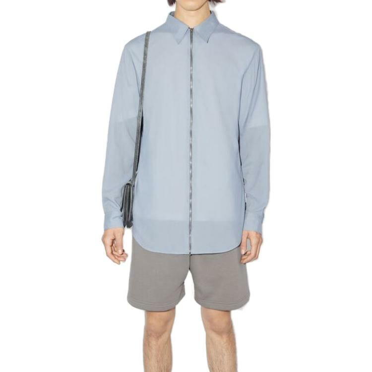 【代購】Acne Studios Shirts Men Gray Blue