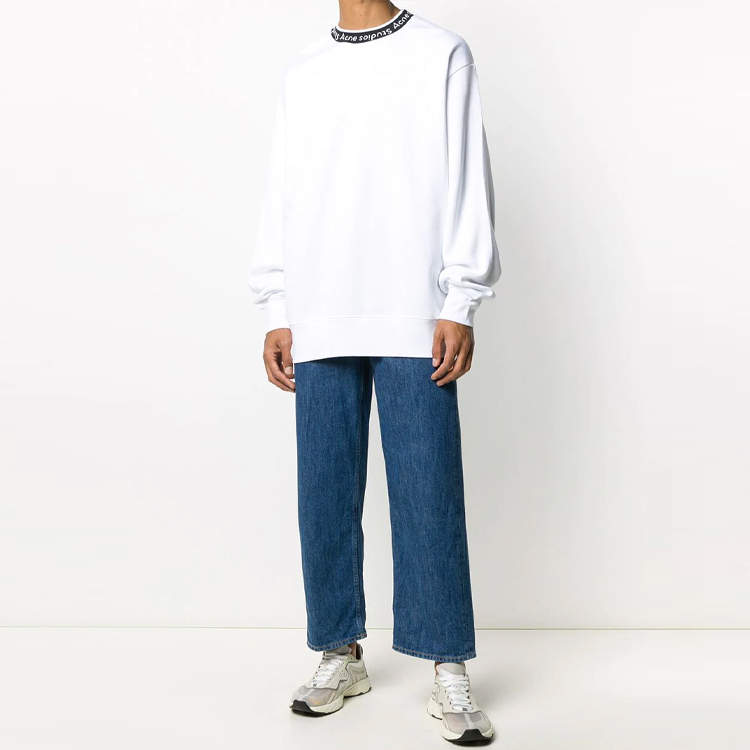 【代購】Acne Studios Logo Ribbed Crewneck Sweatshirt