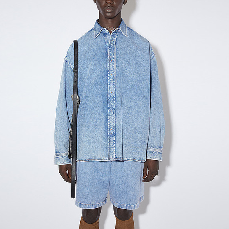 【代購】Acne Studios Acne Studios SS23 Denim Collection Shirts Men Blue