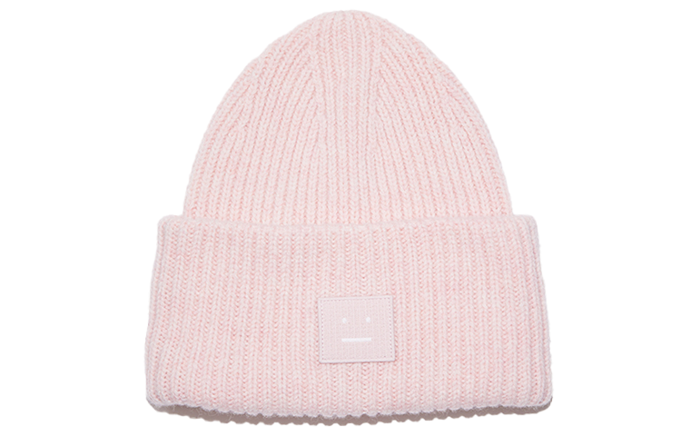 【代購】Acne Studios Face-patch Ribbed-knit Beanie