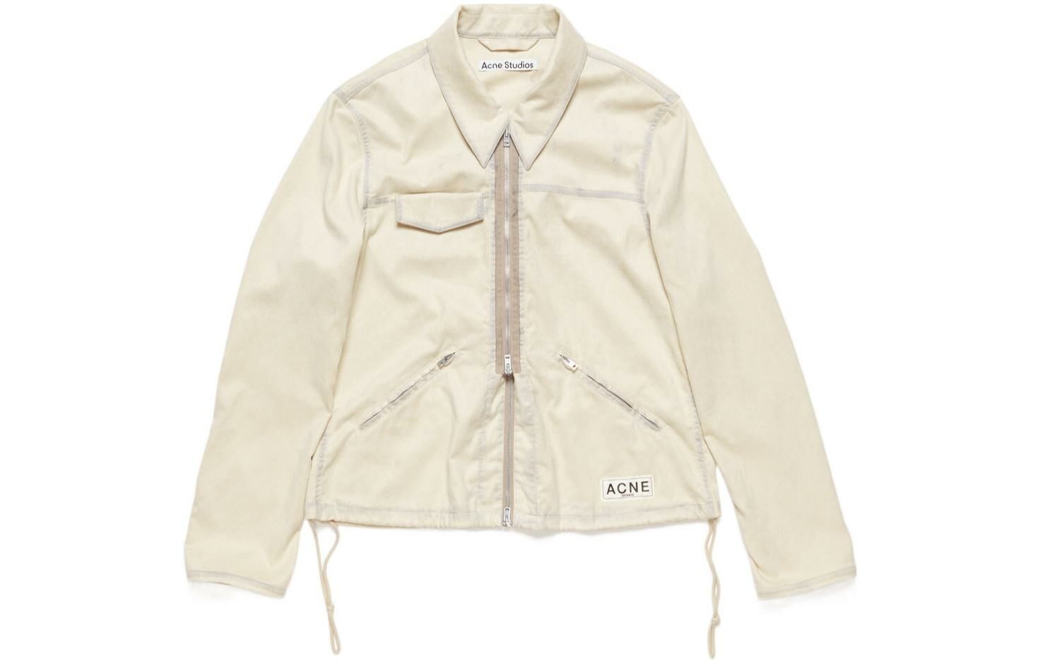 【代購】Acne Studios Faux-suede Zip-up Jacket