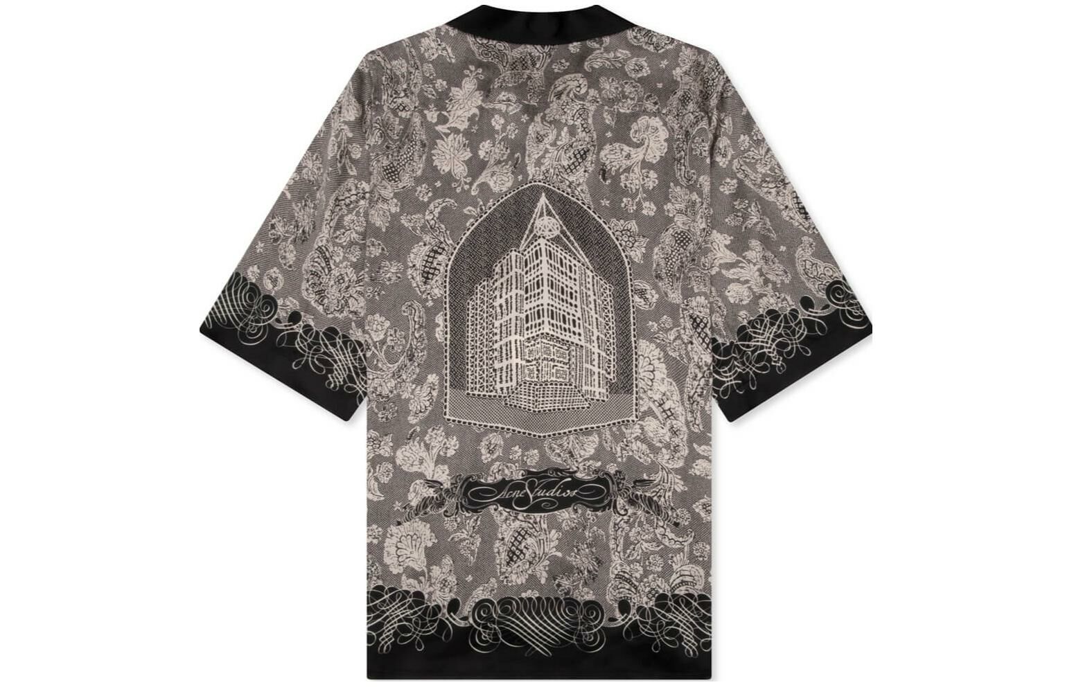 【代購】Acne Studios Graphic Printed Short Sleeved Shirt